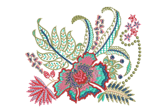 Beautiful Flower Bouquet Embroidery Review