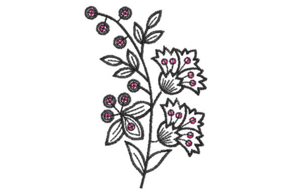 Beautiful Wildflowers Embroidery Design Review