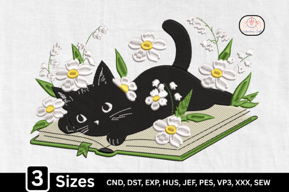 Book Lover Cute Black Cat: Seasonal Design Review