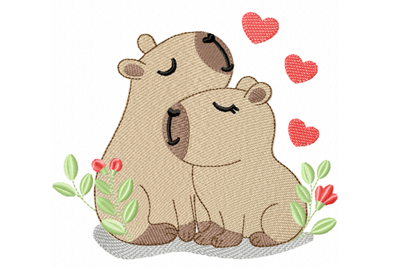 Cute Capybara Love: A Merch Design Review