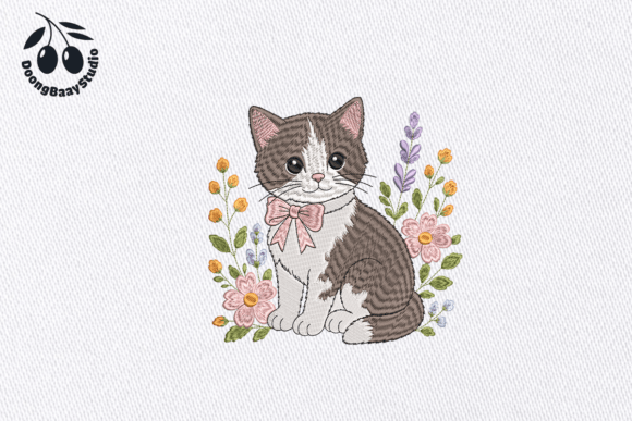 Cute Floral Cat Embroidery Design: A Maker's Review