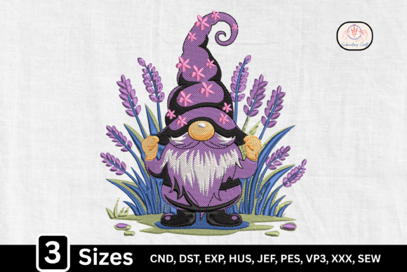 Cute Floral Lavender Purple Gnome Review