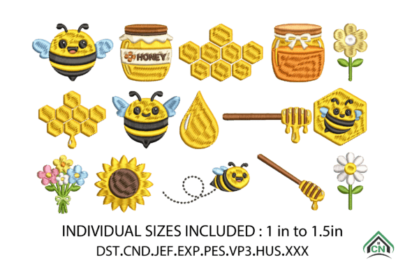 Cute Honey Bee Floral Mini Embroidery Review