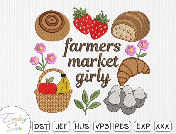 Farmers Market Girly Embroidery Design Review