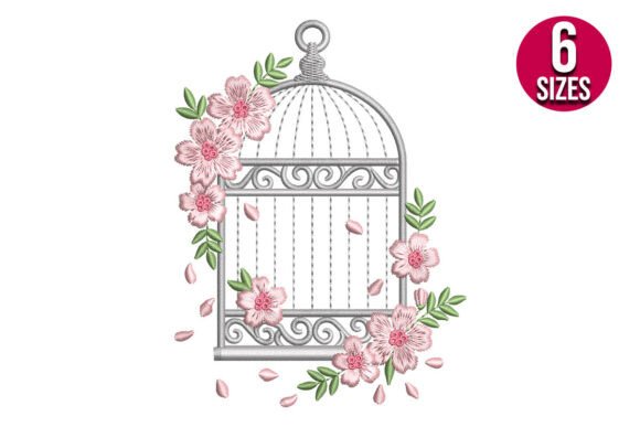 Floral Bird Cage: A Designer’s Stitch Test
