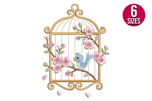 Floral Bird Cage with a Bird: Apparel Review