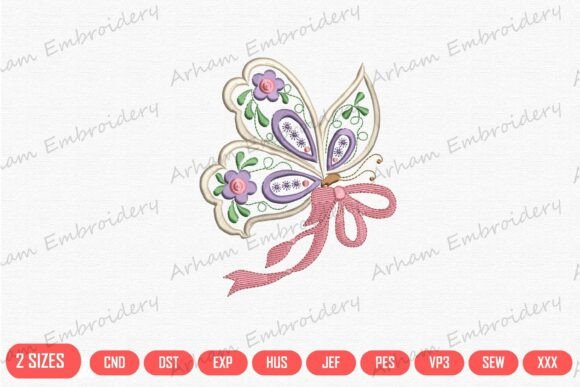Floral Butterfly with Ribbon Elegance Review
