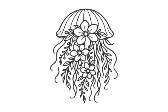 Floral Jellyfish Embroidery Design Review