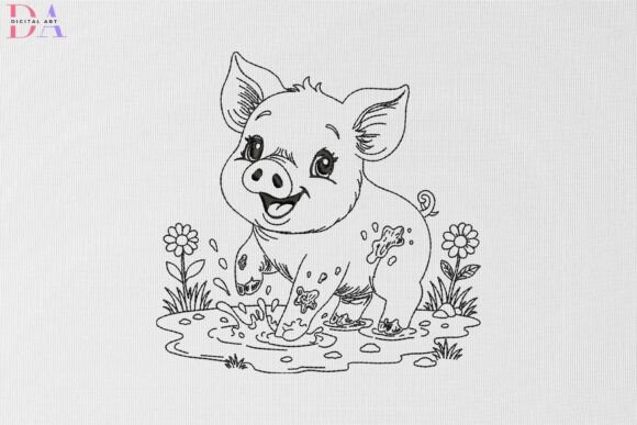 Happy Piglet Mud Splash: A Merch Design Review