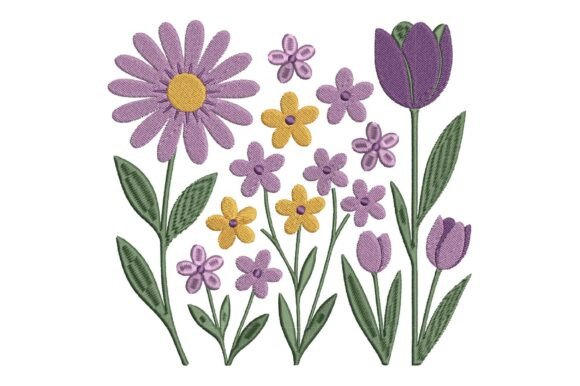 Spring Flower Set Embroidery Design Review